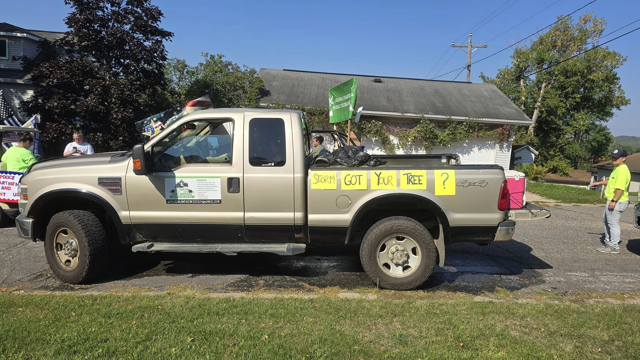 Truck at a parade
