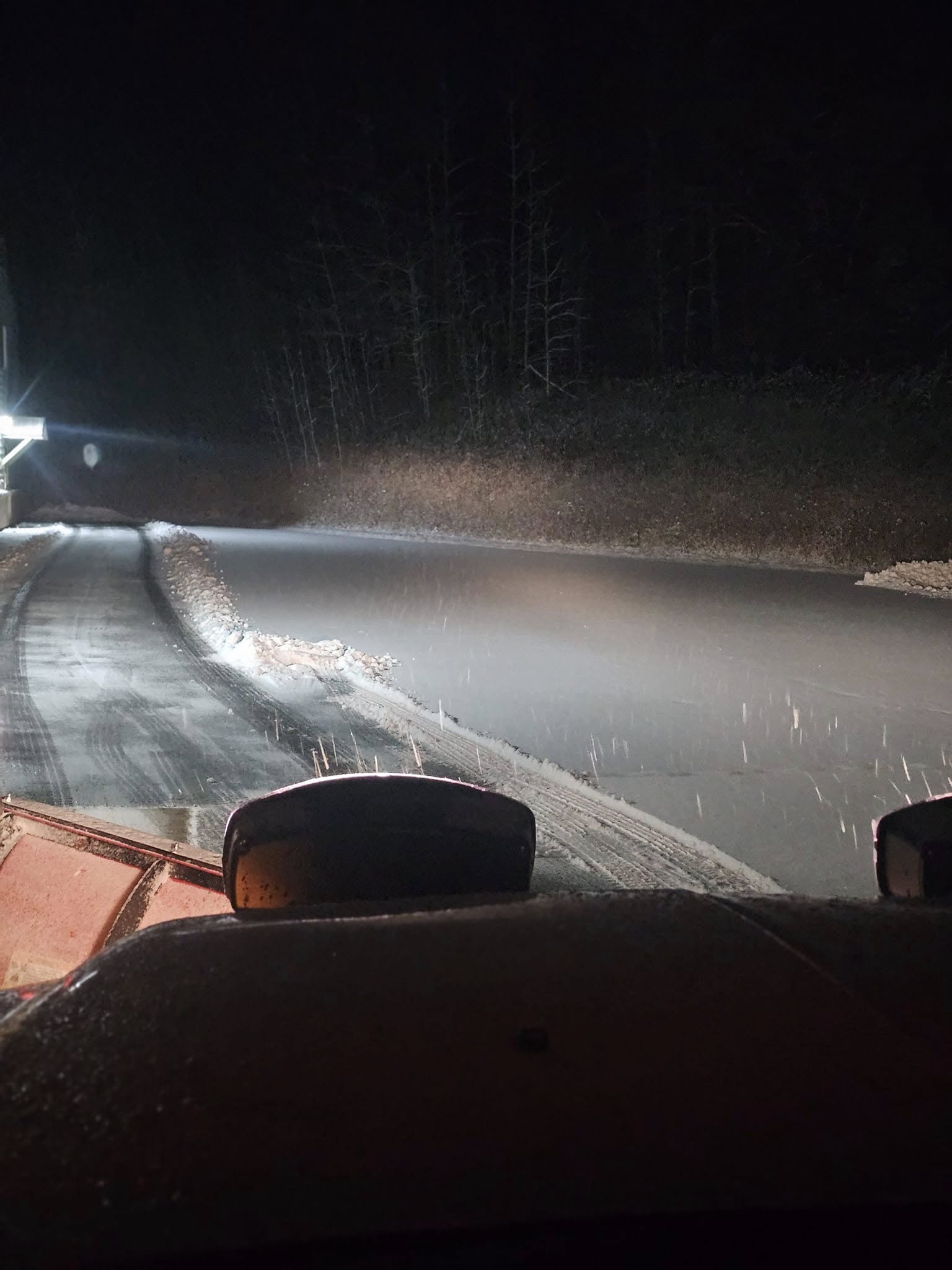 Plowing at Night